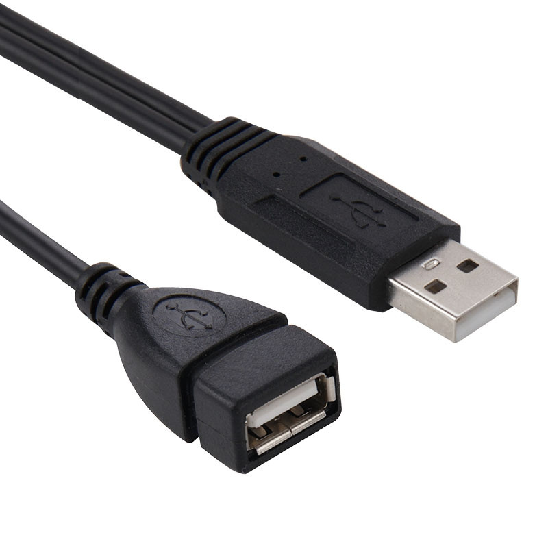 Haute Qualité USB 2.0 1 Femelle à 2 Double USB Mâle Data Hub Adaptateur  Diviseur De Puissance De Remplissage D'USB de Câble