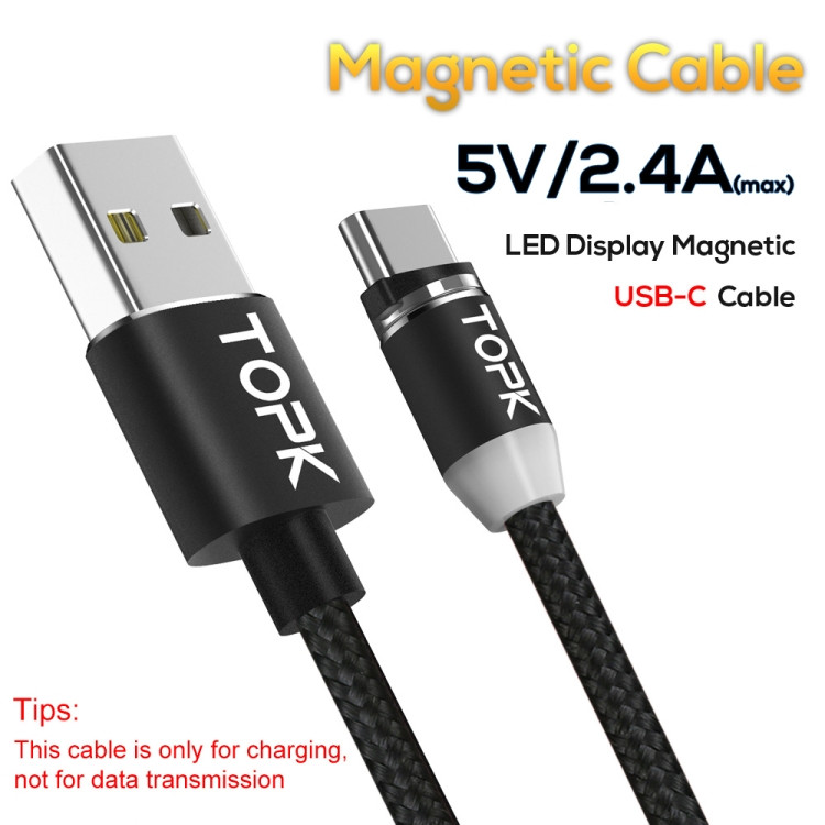 Câble USB C 5A Charge Rapide, 1,2m en Nylon Tressé, avec Témoin de