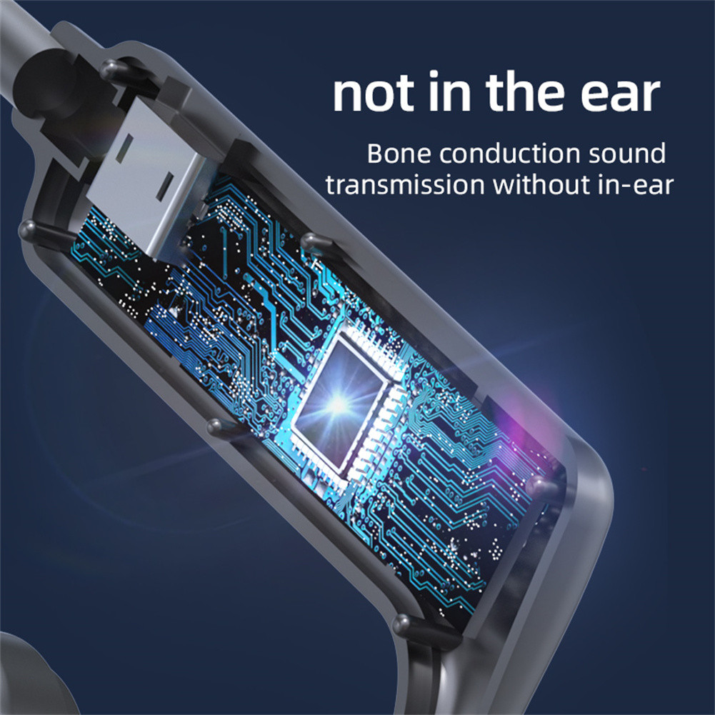 Ks-19 Écouteurs à Conduction Osseuse Bluetooth Suspendus Cou