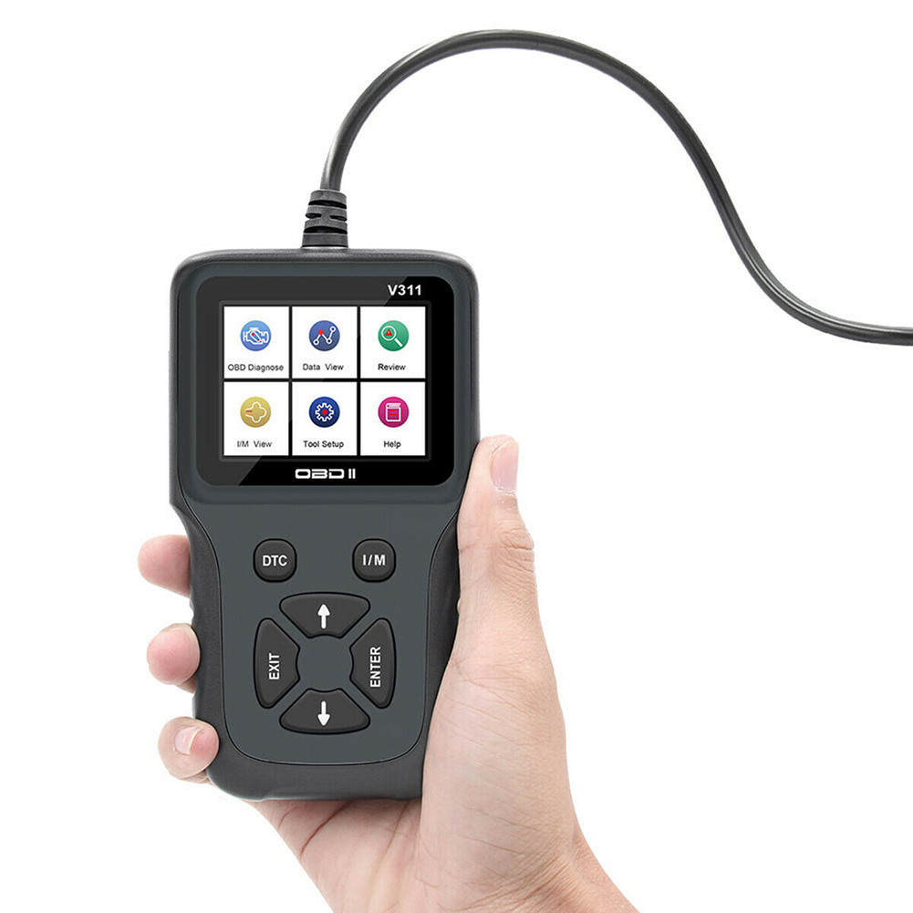Lecteur de code de voiture OBD2 Scanner automatique Outil de dépannage de  moteur de vérification de voiture Appareil de diagnostic Noir